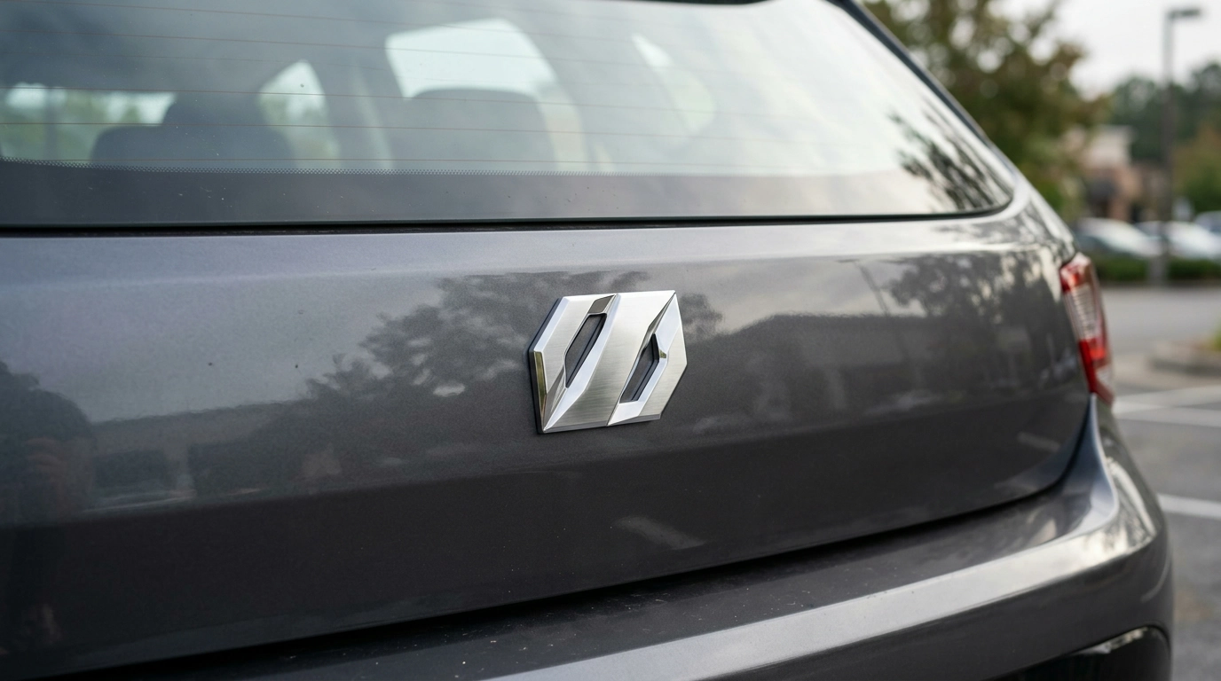 3D Metal VR6 Emblem Badge: Peel-and-Stick Car Logo