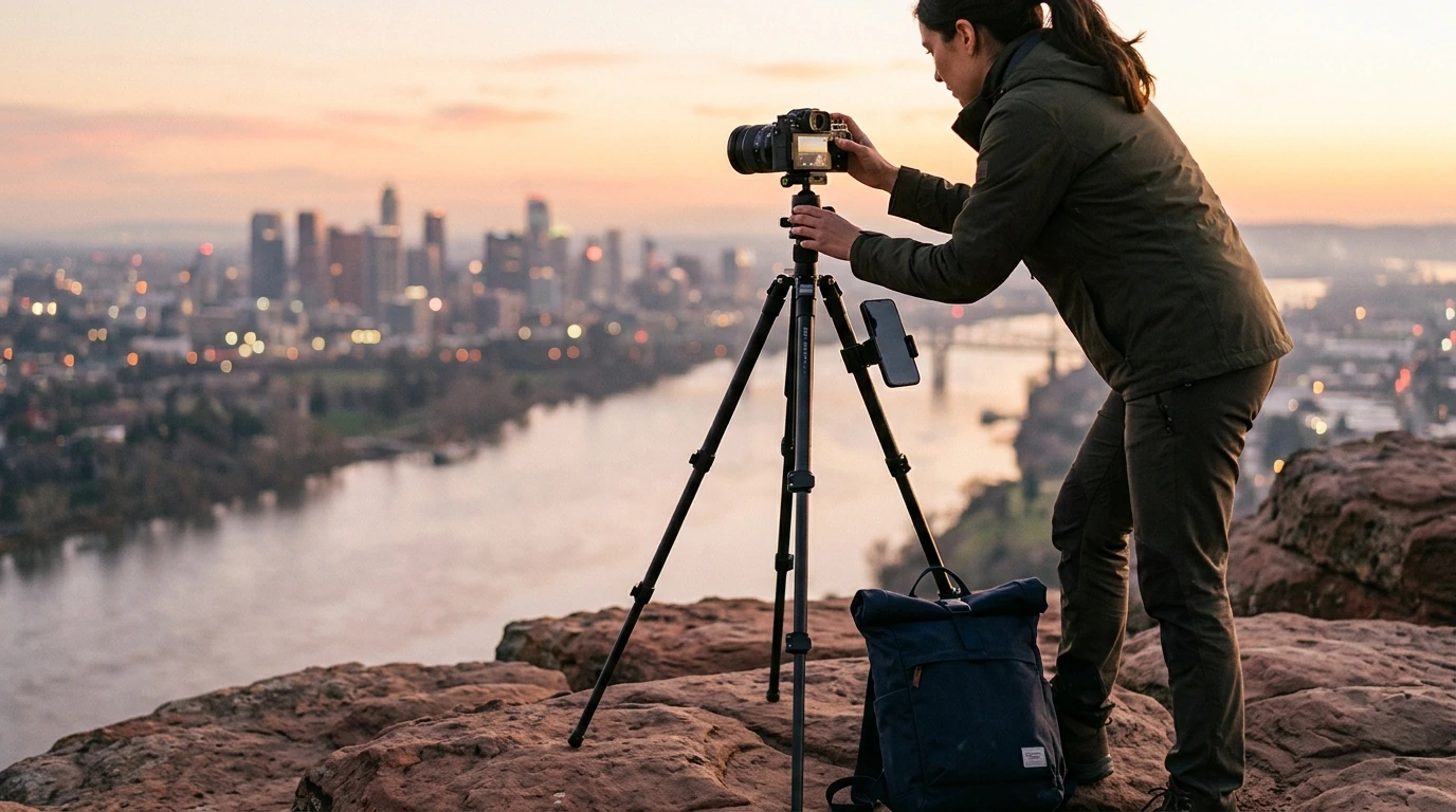 68-Inch Lightweight Travel Tripod for Phone & Camera