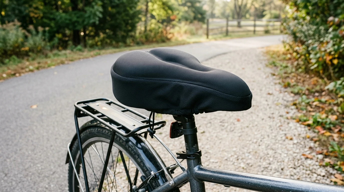 Thick Rear Bike Seat Cushion: High-Elastic Comfort