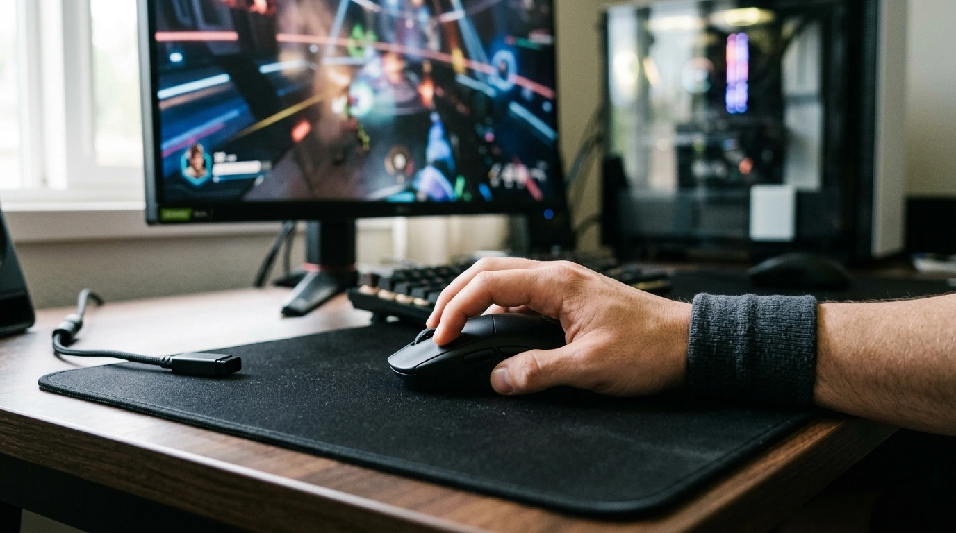 Ultra-Light 8KHz Wireless Mouse Setup for Competitive Play
