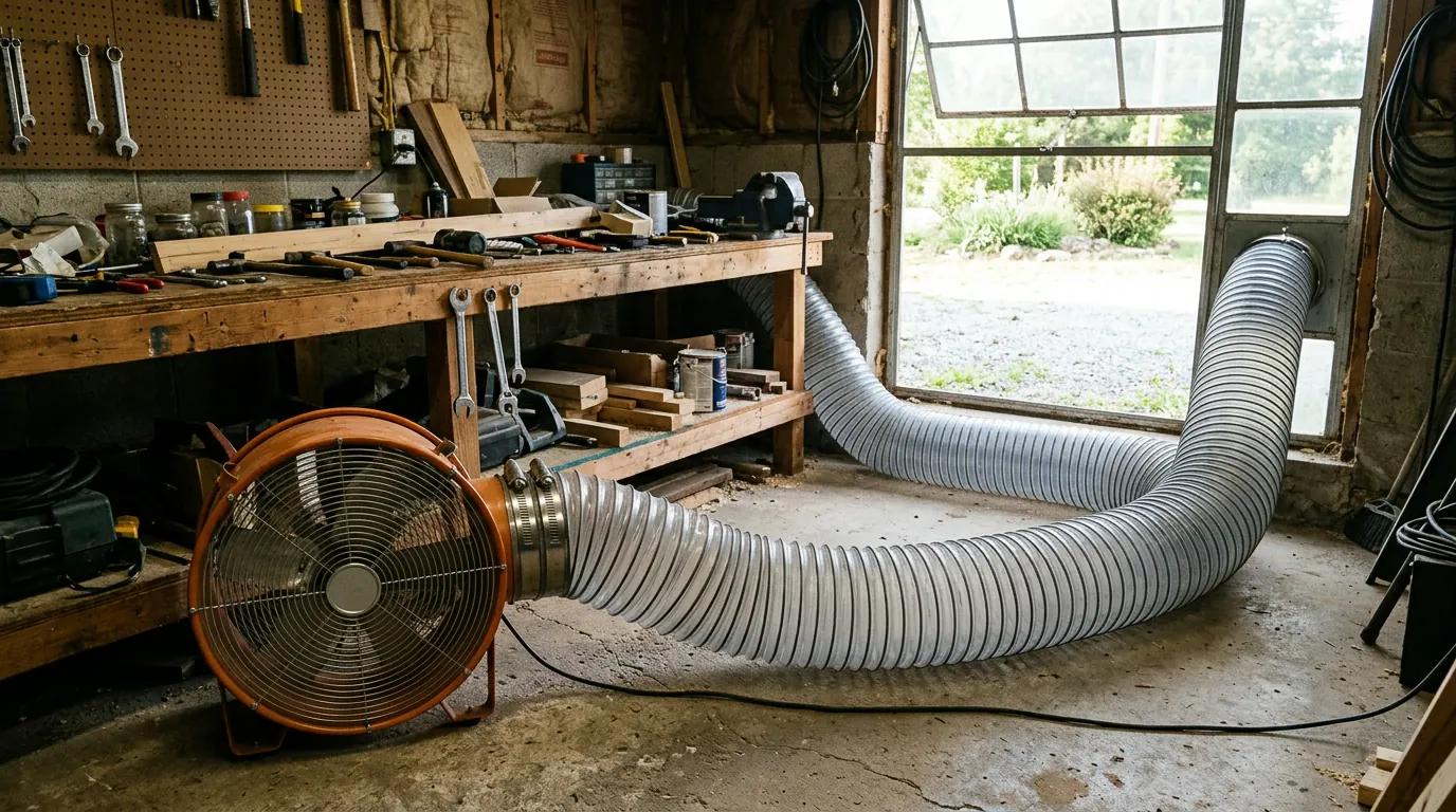 32FT PVC Ventilation Duct Hose for 12-Inch Exhaust Fans