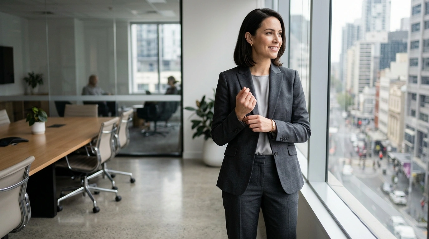 Australian Wool Women’s Formal Blazer: Fit, Style, Care