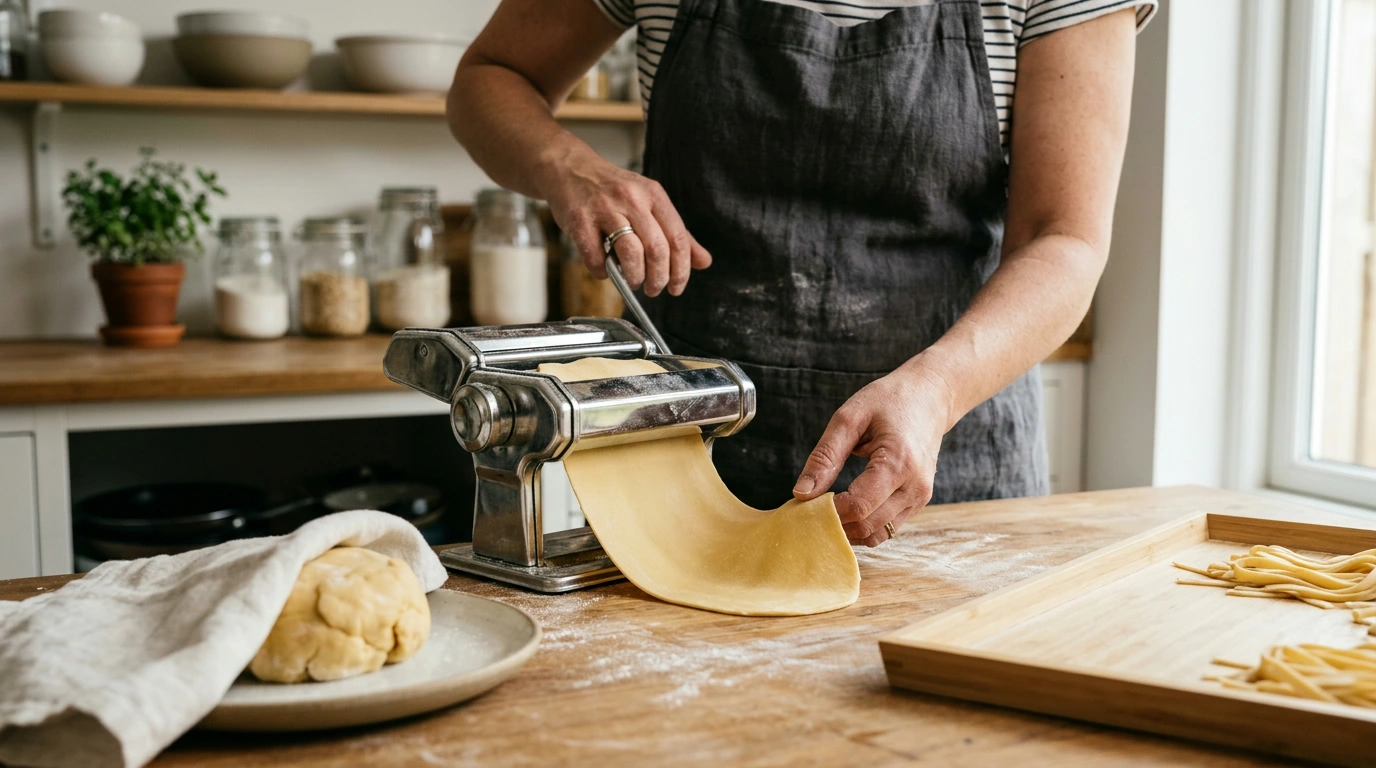 Your First Fresh Pasta With a Manual Pasta Maker