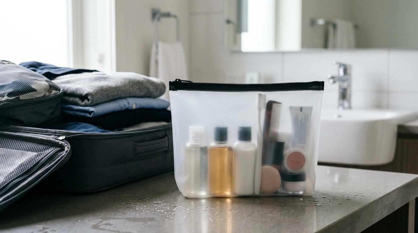 Translucent Waterproof Toiletry Bag: Zip, Pack, Go