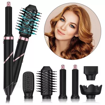 1000W Rotating Hot Air Brush: Smooth Blowouts Fast