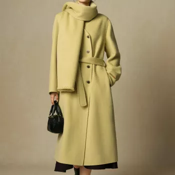Plus-Size Wool Cashmere Winter Coat: Style & Fit